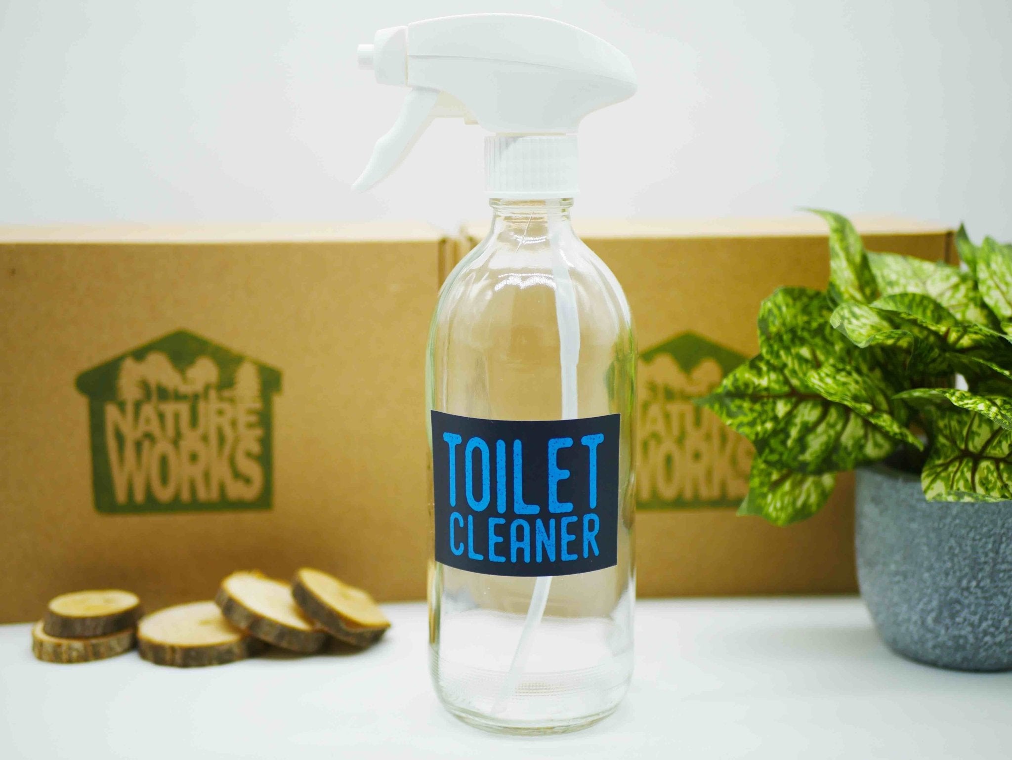 Toilet Cleaner Spray Container (empty) - Natureworks.store - Containers