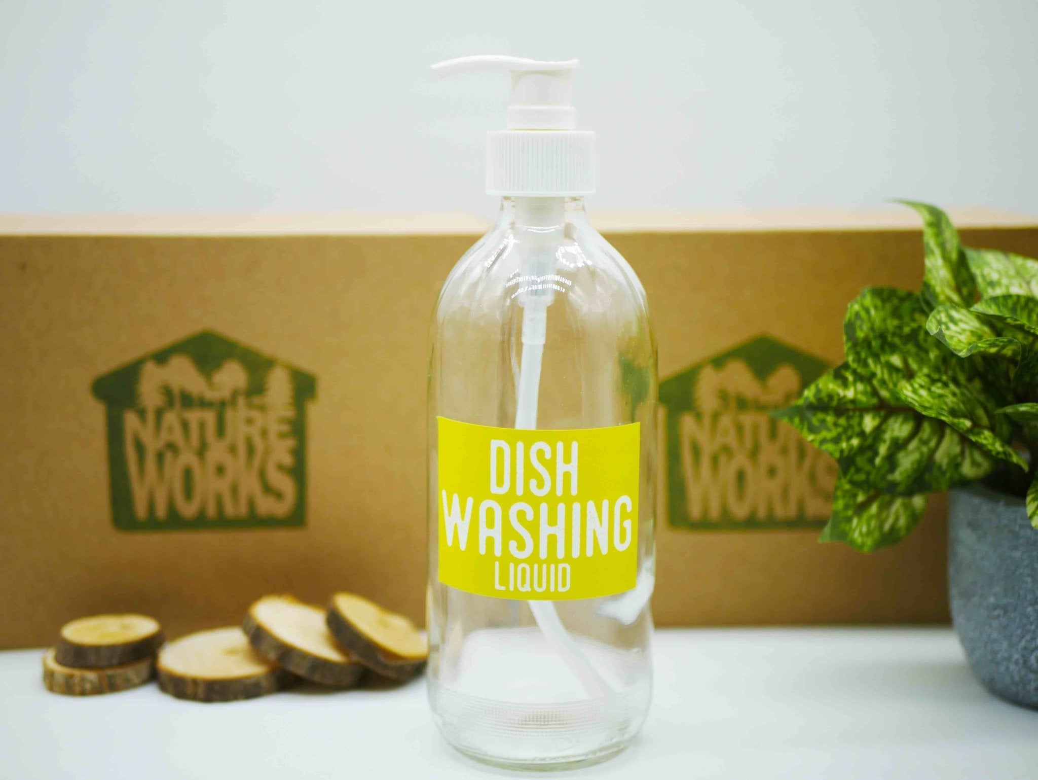 Dishwashing Liquid Pump Container (empty) - Natureworks.store - Containers